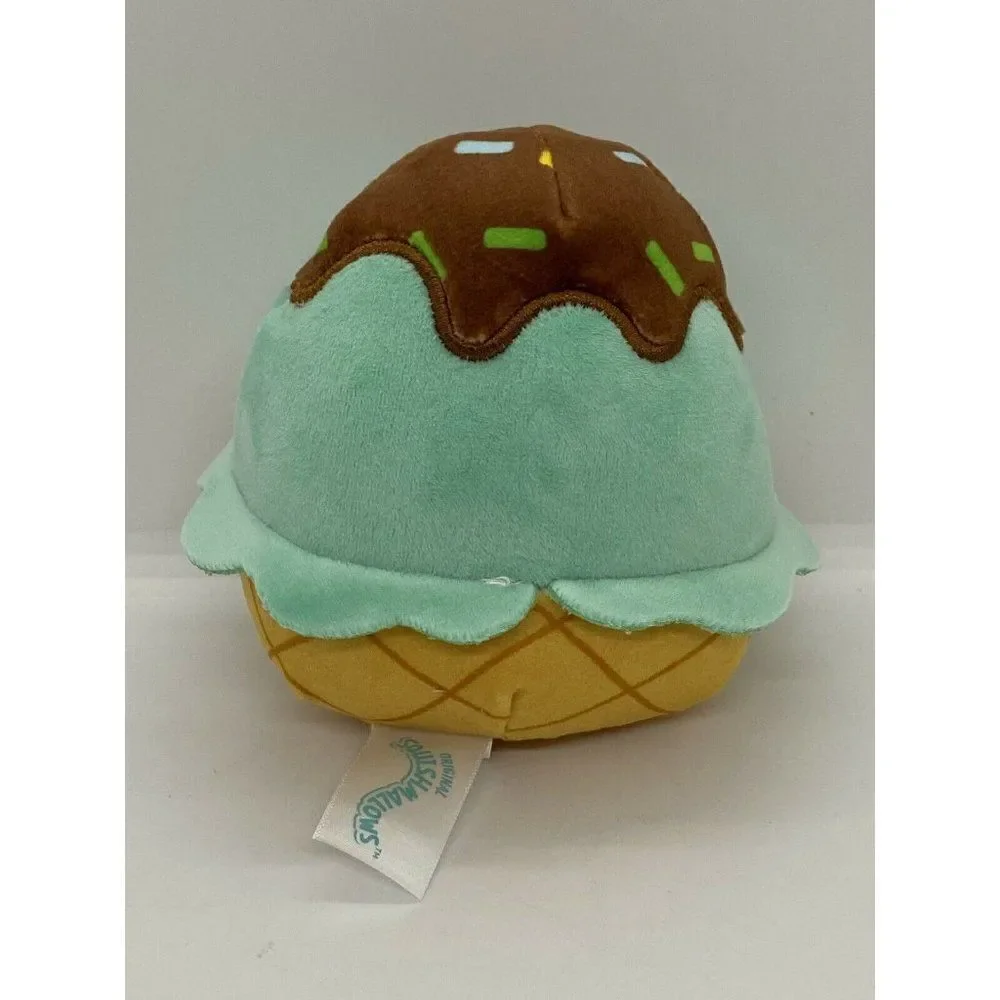 Kellytoy Squishmallow 5 Inch Easter Basket Plush | Maya the Mint Ice Cream